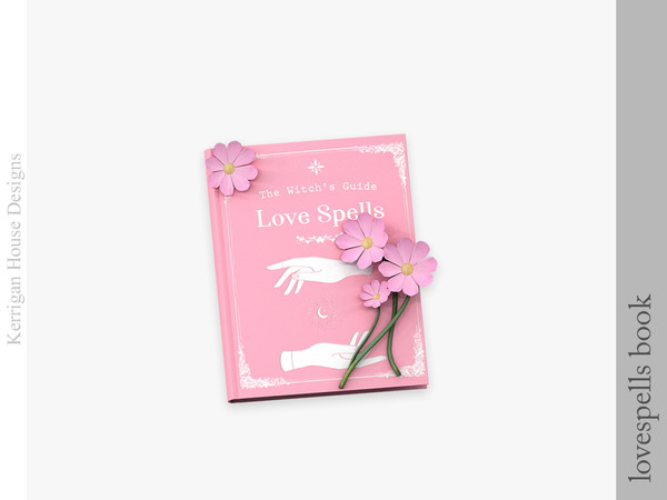 Sims 4 — Lovespells Witchy Book by kerriganhouse — A cute witchy set inspired by Valentine's Day.