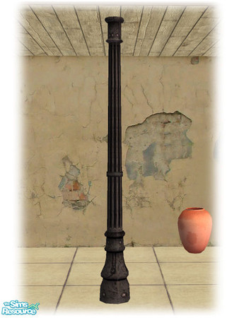 Sims 2 — Bourbon St: Column - Mesh by Shakeshaft — Part of a set of Wrought Iron based objects, set includes Wrought Iron
