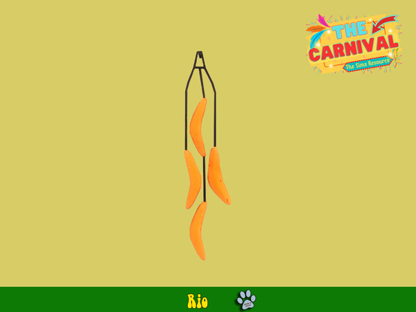 Sims 4 — Rio - Bananas by siomisvault — Hello! I made this set based on Braziiiil a brother country of mine. I hope you