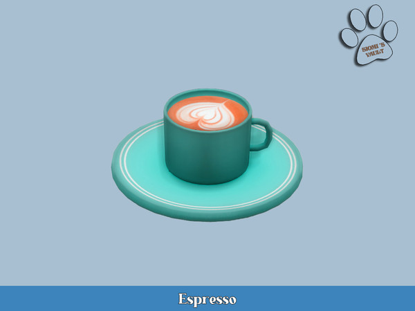 Sims 4 — Espresso - Coffee by siomisvault — I brings you a summer set haha because right now in Argentina is super hot so