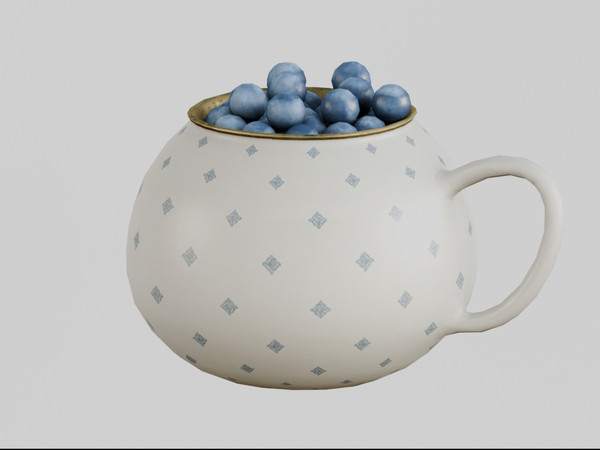 Sims 4 — Berry Mug by Mechtasims — Cassia Set. Created by Mechtasims.