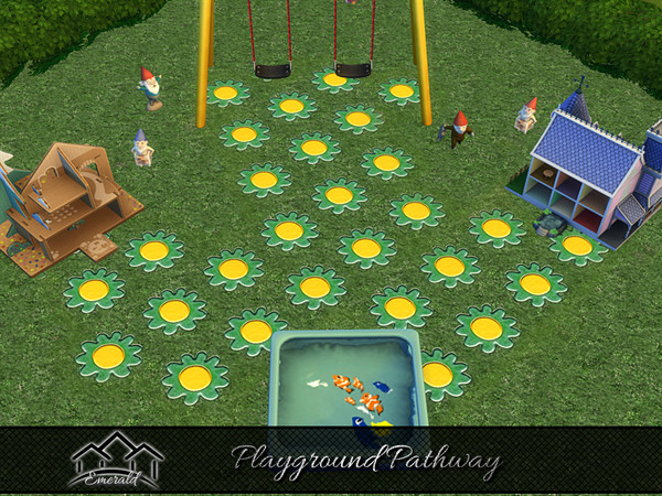 Sims 4 — Playground Pathway1 by Emerald — What do you do for fun?