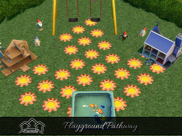 Sims 4 — Playground Pathway2 by Emerald — What do you do for fun?
