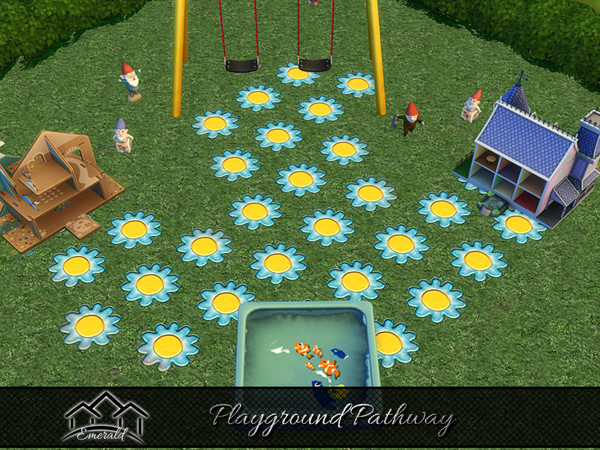 Sims 4 — Playground Pathway3 by Emerald — What do you do for fun?