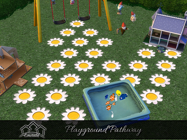 Sims 4 — Playground Pathway4 by Emerald — What do you do for fun?