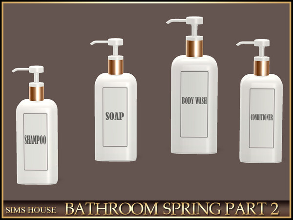 Sims 4 — Sims House SHAMPOO | BATHROOM SPRING PART 2 by Sims_House — BATHROOM SPRING PART 2