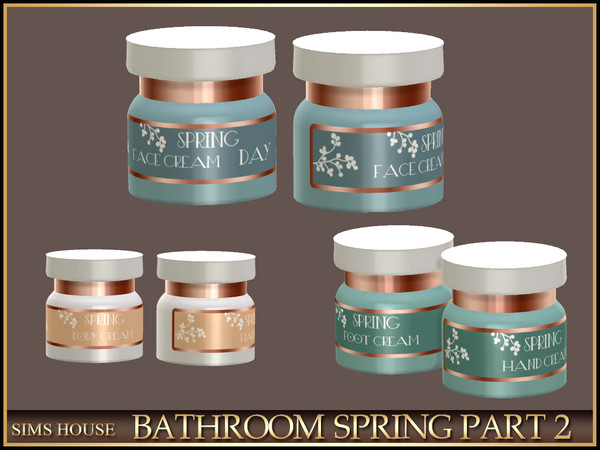 Sims 4 — Sims House COSMETIC CREAM | BATHROOM SPRING PART 2 by Sims_House — BATHROOM SPRING PART 2