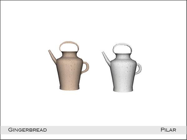 Sims 4 — Pilar Gingerbread Ceramic1 by Pilar — The decorations of the Gingerbread Dining Room