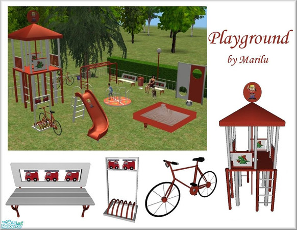 Sims 2 — Playground AL by marilu — nice Playground for Sims-Childrens