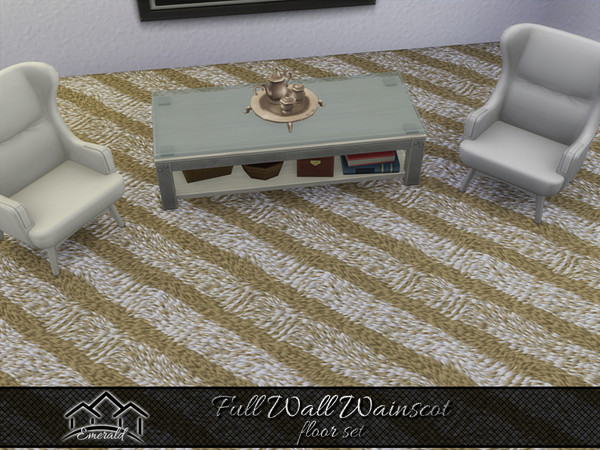 Sims 4 — Full Wall Wainscot floor3 by Emerald — Get inspired with these full wall wainscoting that can transform to an