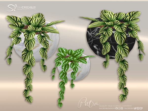 Sims 4 — Pietra Plant by SIMcredible! — These are addons created to make your sim kitchens more like the ones we have in