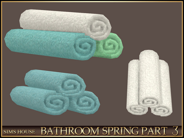 Sims 4 — Sims House TOWELS | BATHROOM SPRING PART 3 by Sims_House — BATHROOM SPRING PART 3