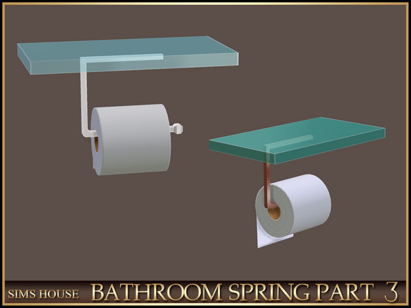 Sims 4 — Sims House TOILET PAPER SHELF | BATHROOM SPRING PART 3 by Sims_House — BATHROOM SPRING PART 3