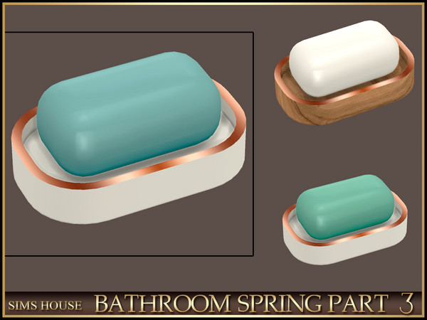 Sims 4 — Sims House SOAP DISH | BATHROOM SPRING PART 3 by Sims_House — BATHROOM SPRING PART 3