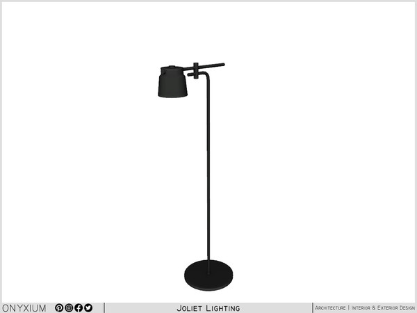 Sims 4 — Joliet Floor Lamp by Onyxium — Onyxium@TSR Design Workshop Lighting Collection - Belong To The 2025 Year