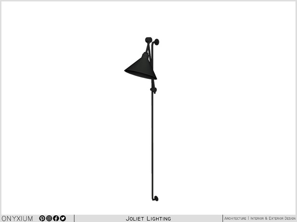 Sims 4 — Joliet Wall Lamp by Onyxium — Onyxium@TSR Design Workshop Lighting Collection - Belong To The 2025 Year