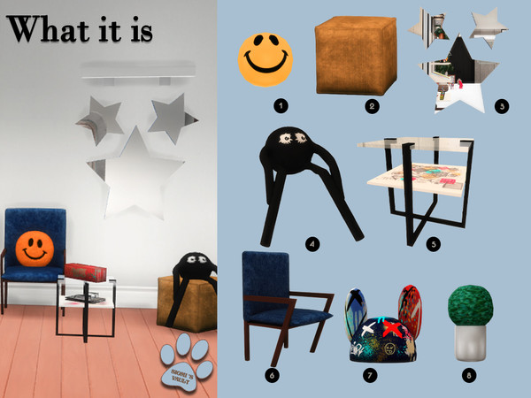 Sims 4 — What it is by siomisvault — This is the final part to get that eclectic hypebeast room! I hope you like it.