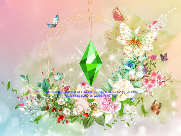 Sims 4 — Loading Screen - SWEET SPRING by Gaiena_Sims — To change your loading screen follow these steps :