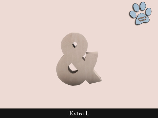 Sims 4 — Extra L - & by siomisvault — Extra L Set is a modern style for all kind of rooms! I hope you like it you