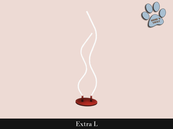 Sims 4 — Extra L- Floor Lamp by siomisvault — Extra L Set is a modern style for all kind of rooms! I hope you like it you
