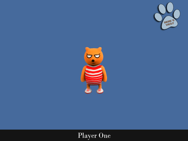 Sims 4 — Player One - Bear by siomisvault — A gamer room but also can be whatever you want and put the object wherever