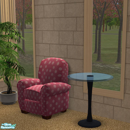 Sims 2 — Glass End Table MESH by DOT — Glass End Table MESH Living Glass Part 3 Long Coffee Table and End Table. *Mix and