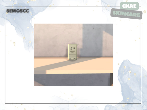 Sims 4 — [SCC] Chae Stick Sunscreen by semoscc — A complete skincare set with mirror :)