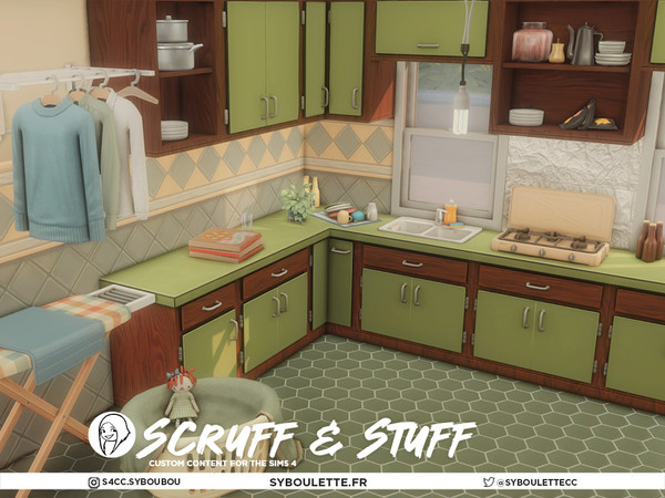Sims 4 — Patreon release : Scruff & Stuff Part 2 by Syboubou — Scruff and Stuff is the spiritual successor to Cheap