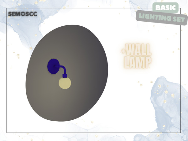 Sims 4 — [SCC] Basic Wall Light by semoscc — With an additional wall mirror :)