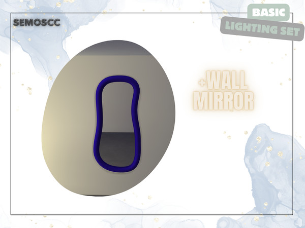 Sims 4 — [SCC] Basic Wall Mirror by semoscc — With an additional wall mirror :)