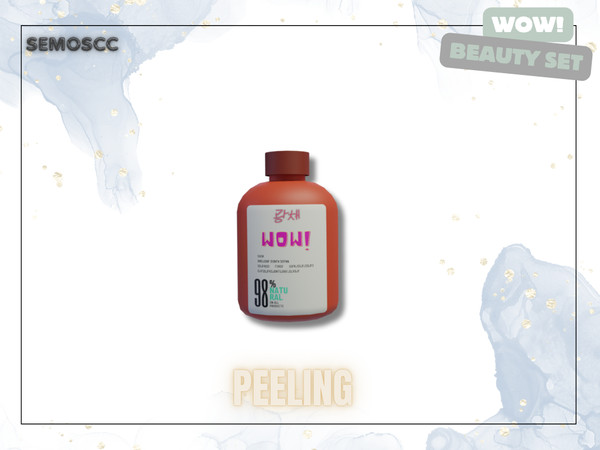 Sims 4 — [SCC] WoW Peeling by semoscc — Skincare, body care, hair care...(: