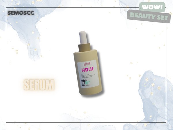 Sims 4 — [SCC] WoW Serum by semoscc — Skincare, body care, hair care...(: