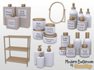 Sims 4 — Modern Bathroom Part 3 by Comiko — Part 3 - Modern Bathroom Set is base game compatible and consist of 7 items -