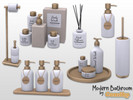Sims 4 — Modern Bathroom Part 4 by Comiko — Part 4 - Modern Bathroom Set is base game compatible and consist of 7 items -