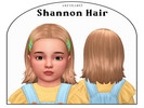 Sims 4 — Shannon Hair (Toddlers) by arethabee — clips shown are from my alexis hair set on tsr.