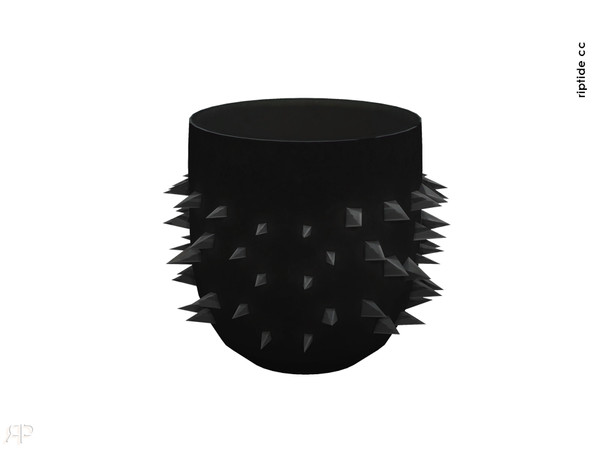 Sims 4 — Riptide CC Punk Bites Set Punk Spike Vase by Riptidecc — A gritty and bold decor collection that fuses punk rock