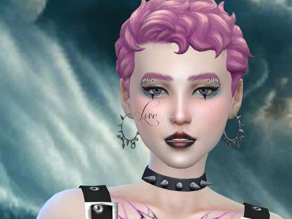 Sims 4 — Penelope Pink by Elenya — Penelope Pink is someone you wouldn't want as a friend. She's hot-headed, mean, and