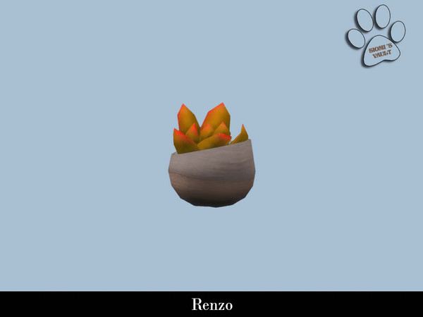 Sims 4 — Renzo - Plant by siomisvault — Hello out there! I hope you like my new set Renzo you'll find different things in