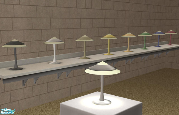 Sims 2 — Classic Sim Lamp MESH by DOT — Classic Sim Lamp Classic Sim Lamp matching in-game colors. Sims 2 by DOT of The