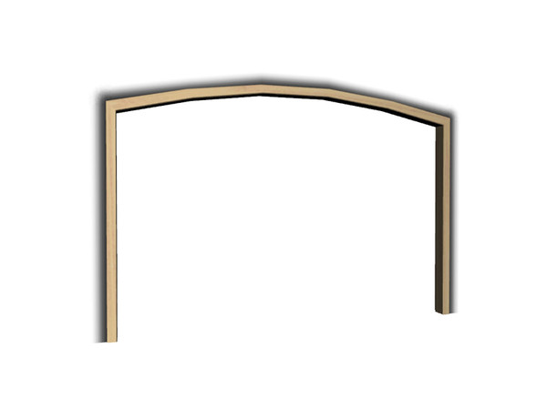 Sims 4 — Garage Doors 5tile Frame Rounded by Angela — 5 Tile rounded frame for your fake garagedoors. These will fit the