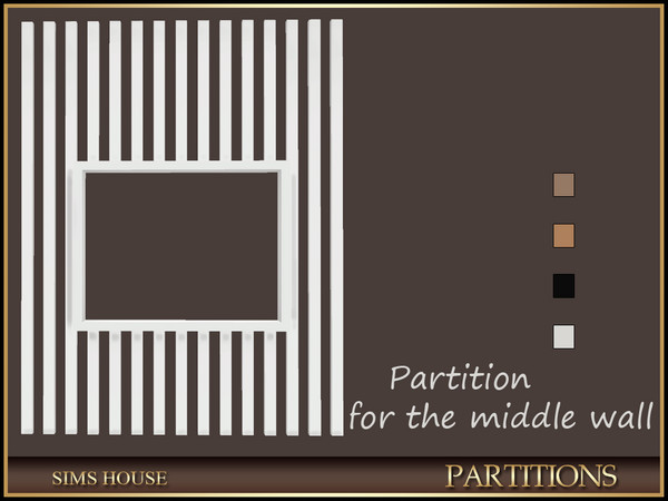 Sims 4 — Sims House PARTITION CUPBOARD 2 | PARTITIONS by Sims_House — PARTITIONS