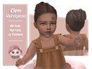 Sims 4 — Clem Hairstyle (Infant) by AarainAroma — Aroma Hairstyle 120 This hairstyle is a conversion of Aroma Clem!! All