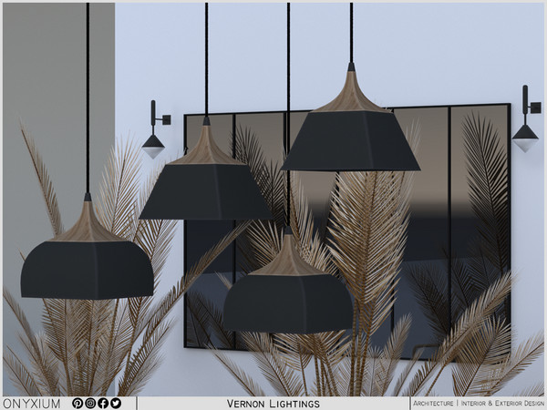 Sims 4 — Vernon Lightings by Onyxium — Onyxium@TSR Design Workshop Lighting Collection - Belong To The 2025 Year