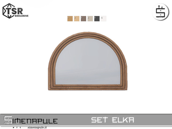 Sims 4 — [SeN4] Set Elka - Mirror by Simenapule — Set Elka Set Elka Set Elka Set Elka