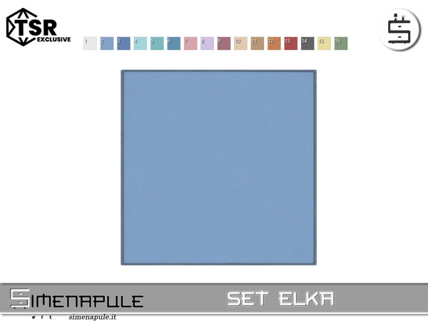 Sims 4 — [SeN4] Set Elka - Rug by Simenapule — Set Elka Set Elka Set Elka Set Elka