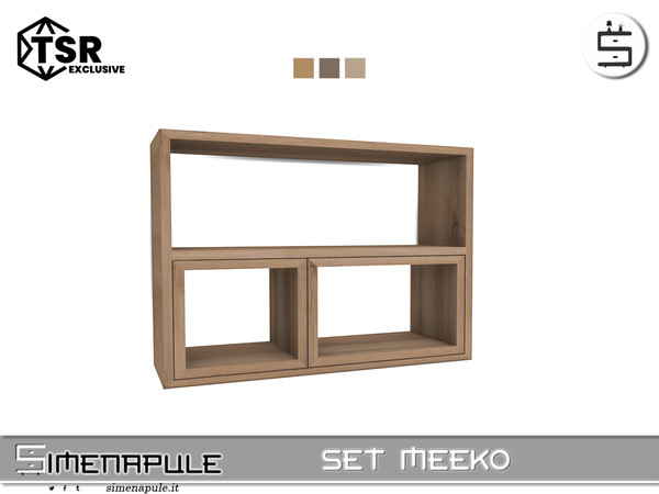 Sims 4 — [SeN4] Set Meeko - Shelf by Simenapule — Set MeekoSet MeekoSet MeekoSet Meeko
