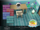 Sims 4 — Seaside Wallpapers floor set by Emerald — Refresh your walls and bring the sea inside to your rooms with seaside