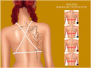 Sims 4 — Random tattoos 94 by ANGISSI — PREVIEWS MADE USING HQ MOD HQ compatible
