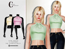 Sims 4 — Blouse T-795 by ChordoftheRings — ChordoftheRings Blouse T-795 - 4 Colors