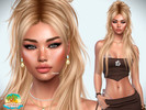 Sims 4 — Vacation Vibes - Marianne Landers by DarkWave14 — Download all CC's listed in the Required Tab to have the sim